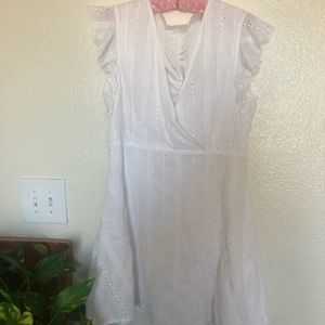 Cotton White dress XL